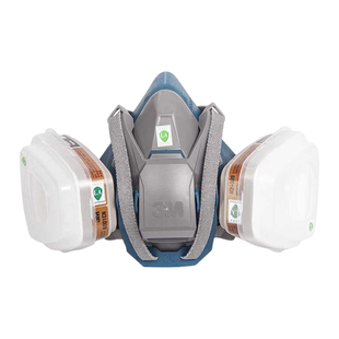 3M快扣版硅胶防毒面具6502QL有机蒸气防护面罩工业粉尘喷漆化工