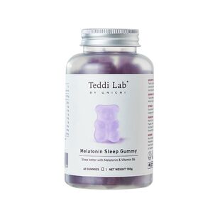 澳州UNICHI褪黑素维生素B6睡眠小熊软糖60粒酣睡好眠调时差现货