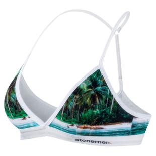 stonemen【源自澳洲】性感法式三角杯无钢圈美背内衣文胸薄--海岛