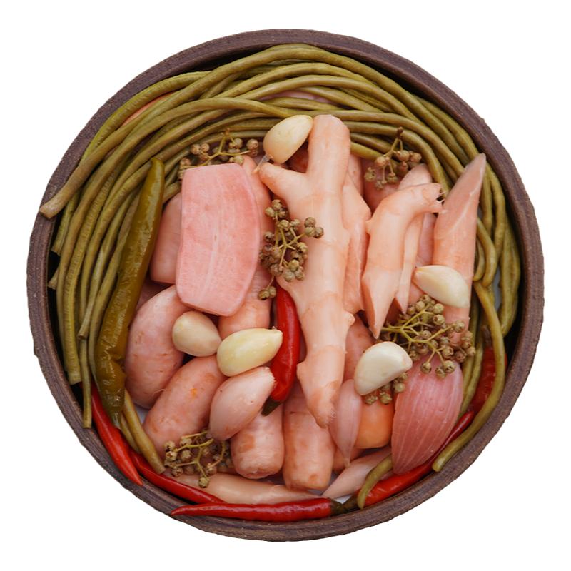 正宗四川泡菜老坛传统工艺农家自制萝卜包菜仔姜豇豆辣椒酸辣开胃
