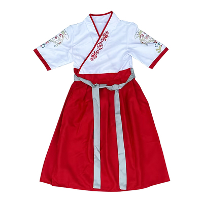 开笔礼服装古装短袖汉服国学服