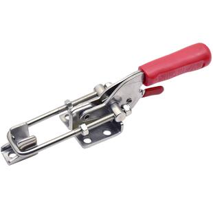 304不锈钢带自锁夹具40323可调节搭扣锁扣 弯钩431快速夹具夹钳锁