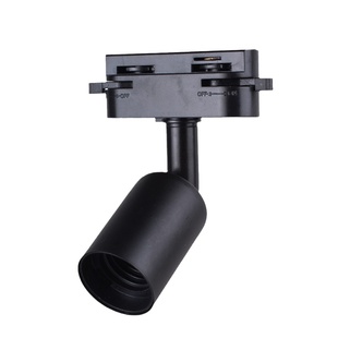 商用店铺E27螺口LED轨道灯PAR30射灯万向支架二线三线灯座耐高温