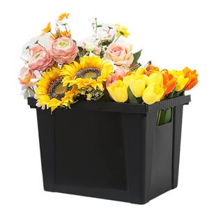 法式醒花桶塑料泡水桶鲜花插花养花桶花店专用大号蓄水桶花艺资材