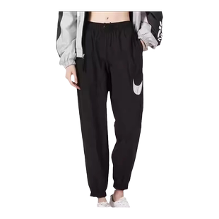 Nike耐克女裤夏款透气宽松跑步运动裤训练休闲梭织长裤DM6184