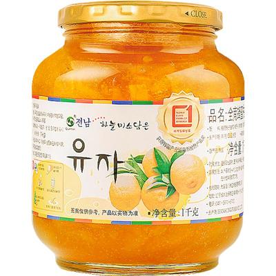 韩国全南蜂蜜柚子茶进口泡水