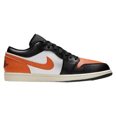 AJ1LOW黑白橙低帮复古篮球鞋