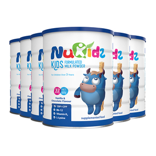 【赠乳铁蛋白】纽趣氏儿童成长奶粉高高乐800g 3-14岁新西兰进口