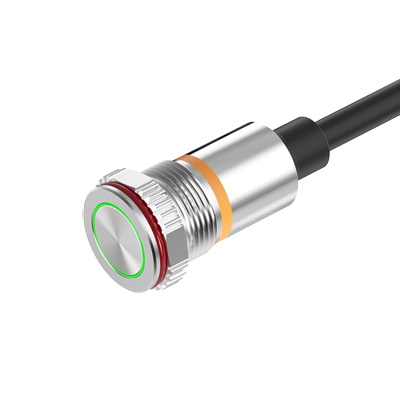 蓝波按钮开关发光电源按键可防水