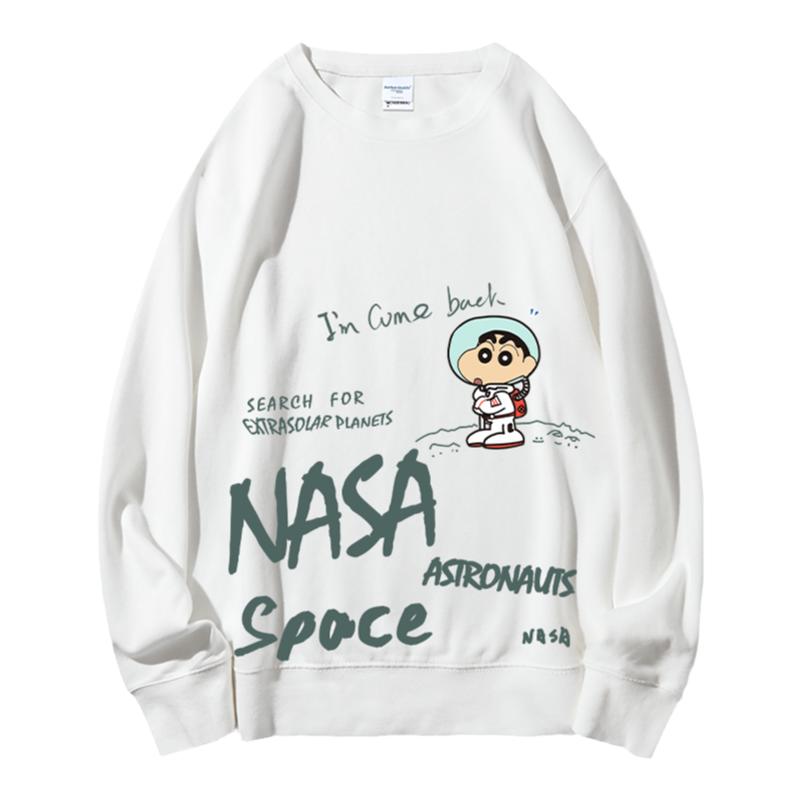 nasa蜡笔小新联名外套春秋款卫衣