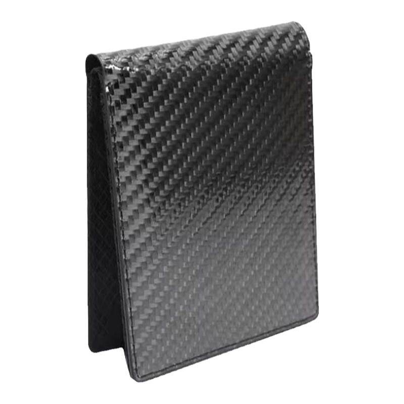 G家碳纤维双折男士轻薄短款钱包carbon men  double fold wallet