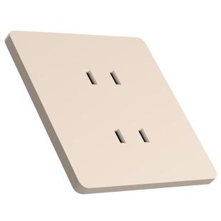 木林森四孔开关插座暗装86型4孔大面板多孔墙壁双2孔二位插板