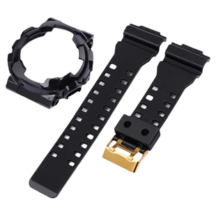 沐时代用表带表壳gshock改装卡西欧黑金GA110/100/140男女手表带