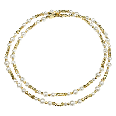 星光熠熠施家强光珍珠项链女