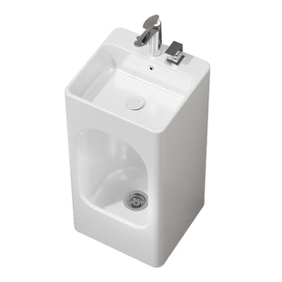 梦越拖把池洗手台一体户外立柱盆二合一阳台洗脸盆庭院洗手洗脚盆