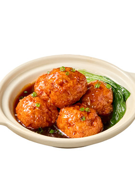 天海藏红烧狮子头大个肉质饱满