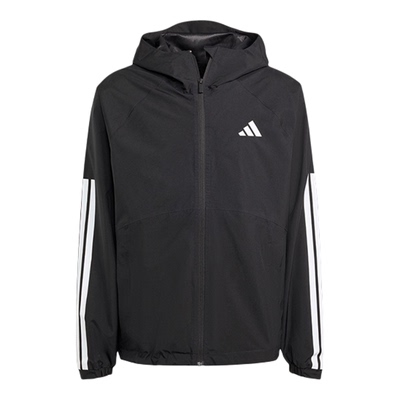【自营】adidas阿迪达斯男连帽外套CLIMAPROOF科技梭织夹克JM1056