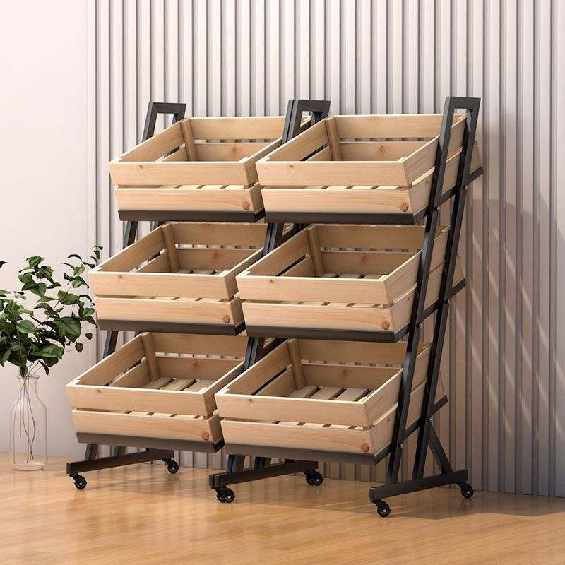 水果货架家用厨房收纳整理置物架红酒架生鲜超市多层陈列展示