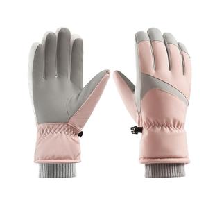 滑雪手套男女情侣冬季触屏防水加绒加厚棉保暖防风户外骑行摩托车
