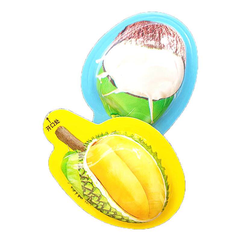 榴莲糖3D特浓正宗立体椰奶软糖