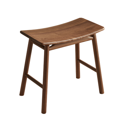 yamoo北美黑胡桃木北欧元宝凳