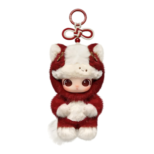 POPMART泡泡玛特 labubu马力全开搪胶毛绒星星人盲盒马年限定挂件