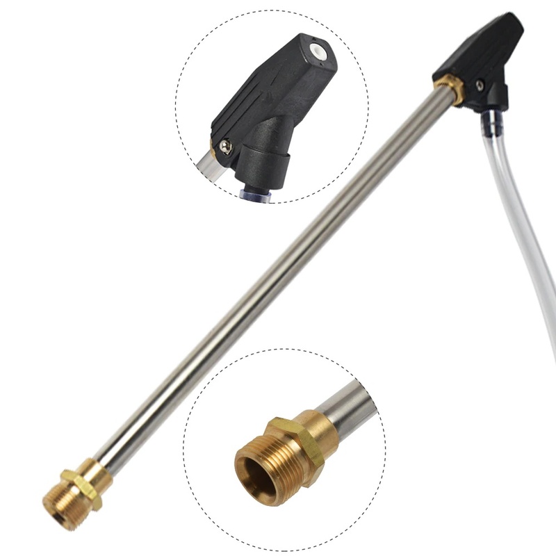 直供高压水枪家用型喷砂枪杆洗车器喷砂管陶瓷喷头用于M22