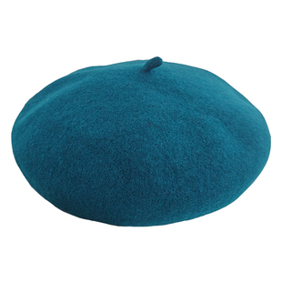 贝雷帽女潮ins小头围羊毛呢画家帽亲子南瓜日系网红秋冬休闲文艺