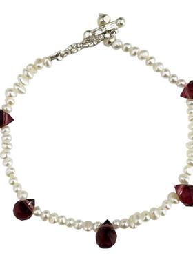 minicyber天然水晶手链日韩风