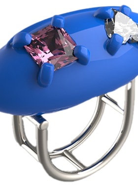 tysgrocery很会合作款微笑戒指