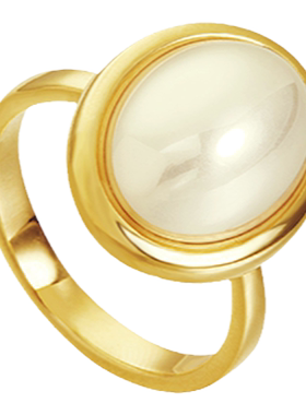 金色戒指轻奢时尚个性女