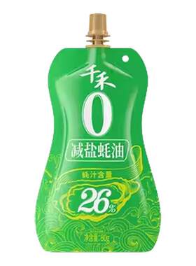 千禾减盐蚝油80g【砍价】