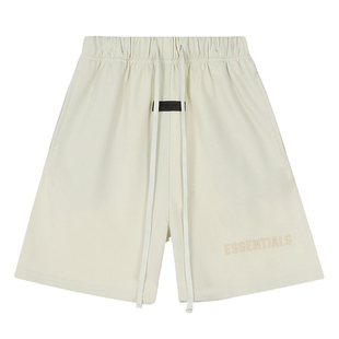 ESSENTIALS FEAR OF GOD复线高街美式潮牌硅胶运动宽松FOG男短裤