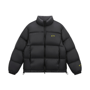 ATRY字母撞色印花羽绒服冬季新款户外保暖防风运动立领结构外套女