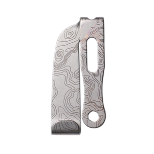 拓扑防丢保护夹钛夹便携战术钛合金K板刀鞘刀套腰夹背夹K鞘皮具夹