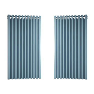 卧室窗帘全遮光2024年新款高级感客厅挂钩式窗帘布遮光遮阳飘窗帘