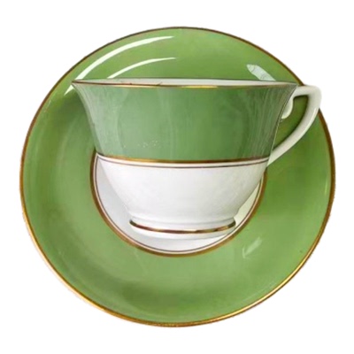 西洋古董Royal Worcester伍斯特手绘骨瓷咖啡杯碟现货