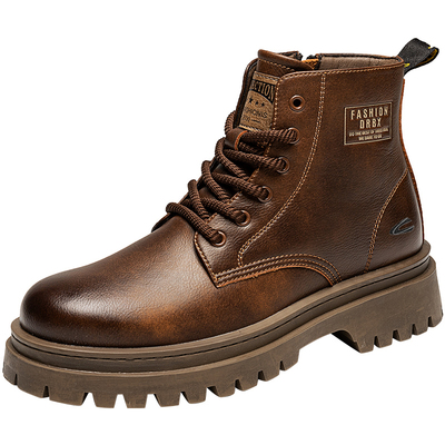 德国骆驼动感马丁靴男款爆款高端