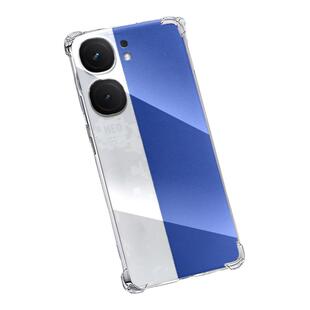 适用iqooneo9spro+手机壳IQOONeo9pro透明新款保护套vivo爱酷8pro气囊防摔7se镜头全包硅胶6se软薄高级外壳女