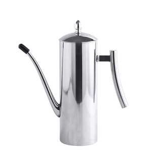 食品级304不锈钢油壶细嘴厨房高端控油壶装油瓶不挂油商用餐厅用