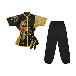 武术服儿童武术服男童竞赛表演武术服男太极服男款太极服女2025新