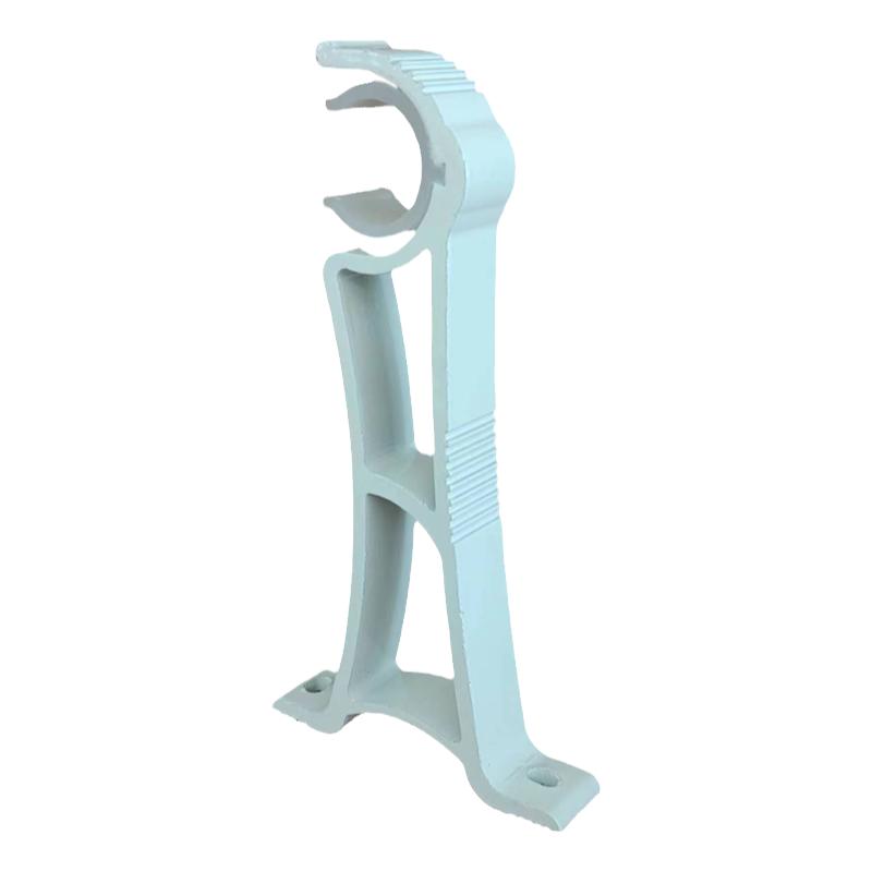 特厚加长窗帘杆支架顶装托架侧装架子单杆双杆码孔距6cm6.5cm7cm