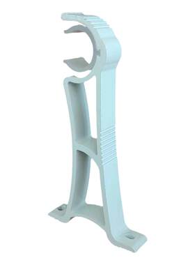 特厚加长窗帘杆支架顶装托架侧装架子单杆双杆码孔距6cm6.5cm7cm