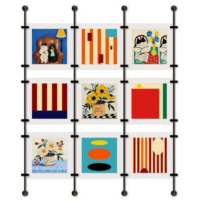 展示架壁挂式挂画宣传装饰置物架