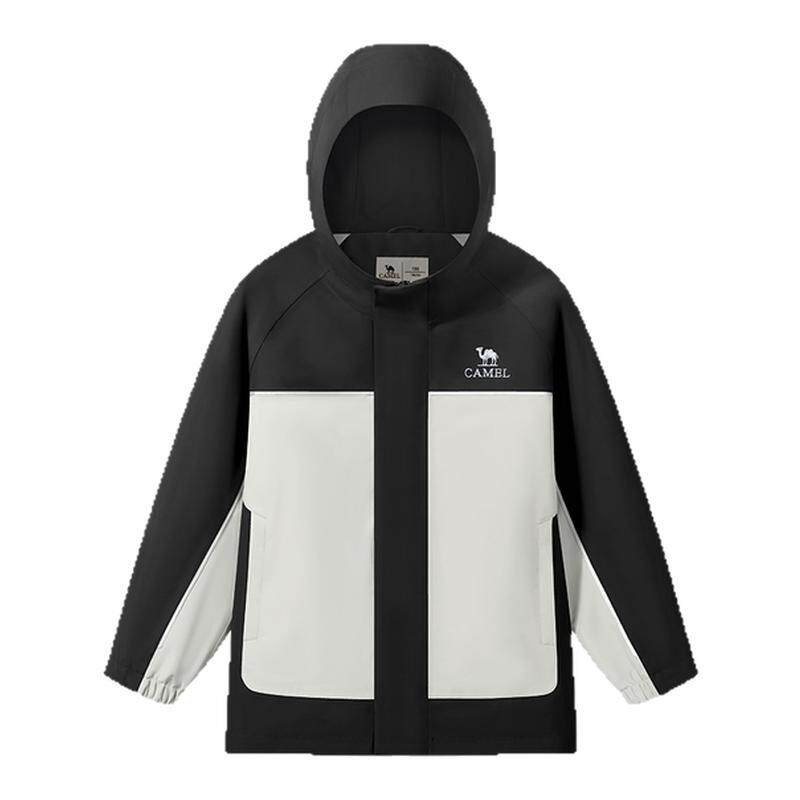 骆驼男童软壳外套厚女童登山服