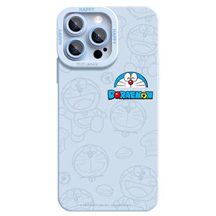 多啦A梦适用iphone15promax手机壳16简约17苹果15可爱14软13新款12液态硅胶16pro全包ipone防摔ip高级感pm套