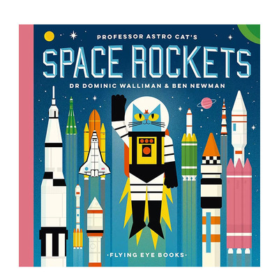 【现货】英文原版 太空猫 运载火箭 儿童绘本故事书 趣味天文科普 Professor Astro Cat's Space Rockets 进口图书