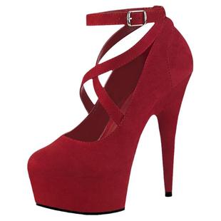 20cm超高跟鞋恨天高细跟防水台钢管舞鞋模特走秀伴娘婚鞋17公分女