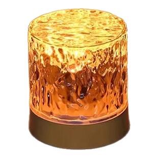 小夜灯动态水波纹氛围灯卧室情调床头灯投影浪漫星空灯卧室睡眠灯