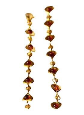 纯银镀金波罗的海天然琥珀手链